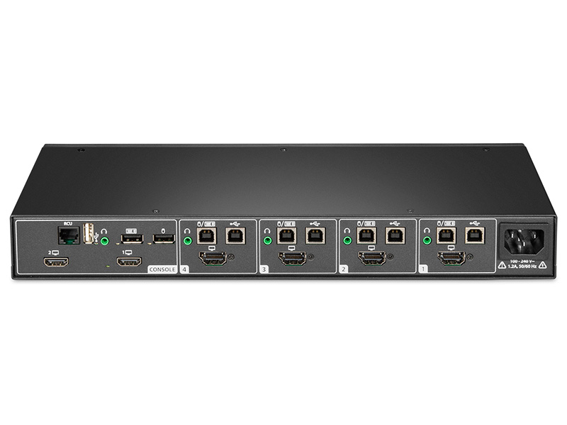 SCMV245DPH, Vertiv™ Cybex™ Secure MultiViewer KVM Switch 4 port Image