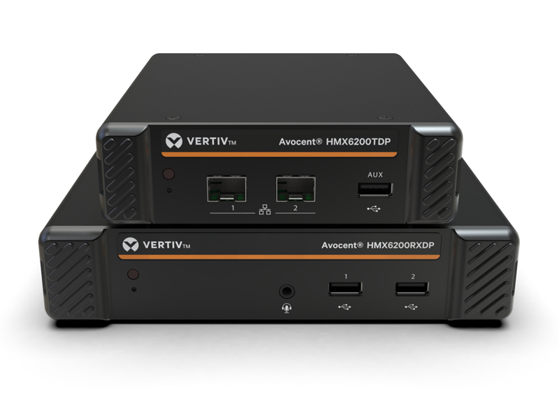 Vertiv Avocent HMX6200R - IP KVM Receiver| USB 2.0 RX Dual DP++ Audio SFP Image